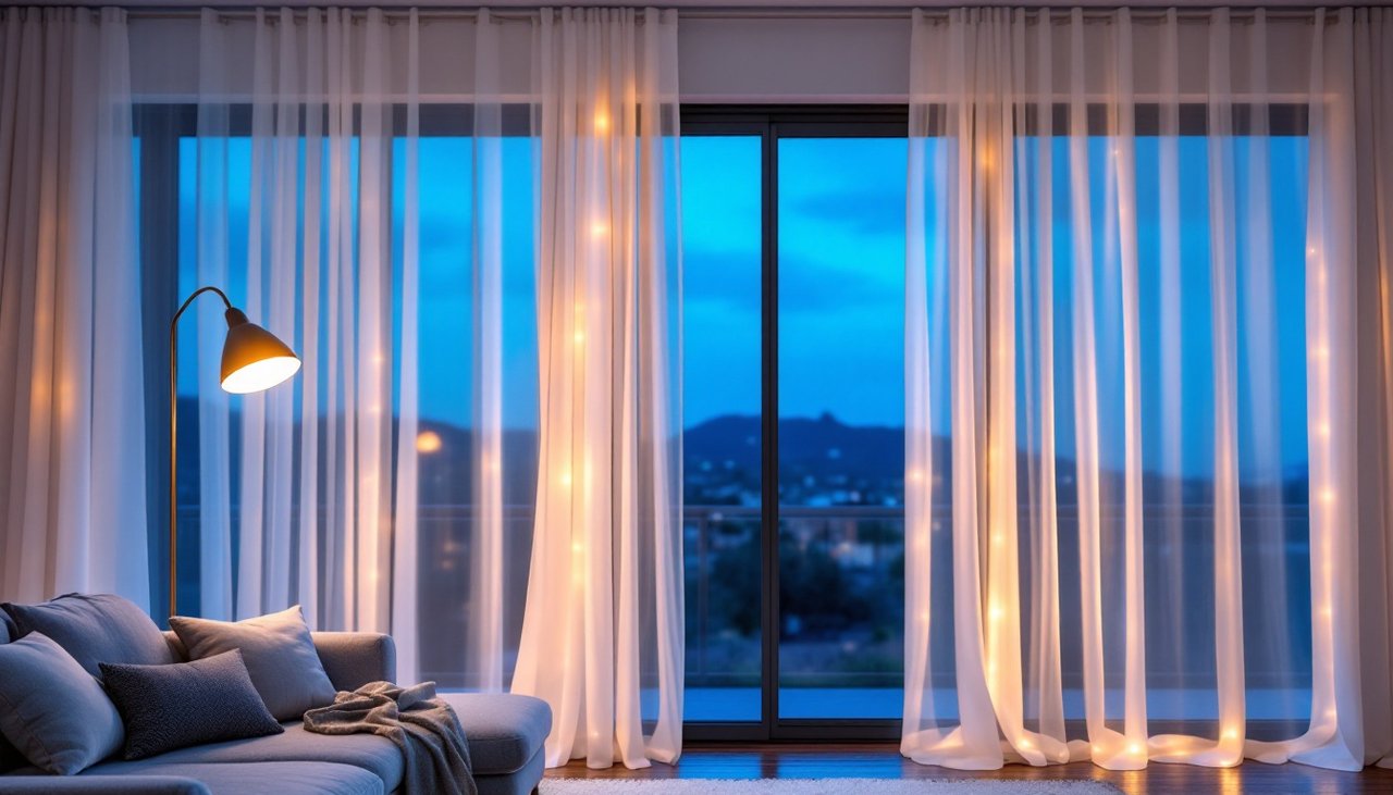 Are Sheer Curtains See Through at Night? Sheers Alone vs Layered Options