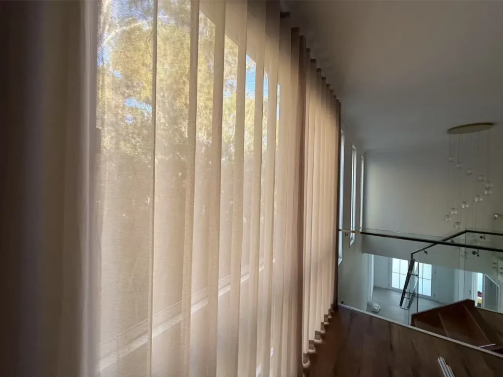 brown sheer s-fold