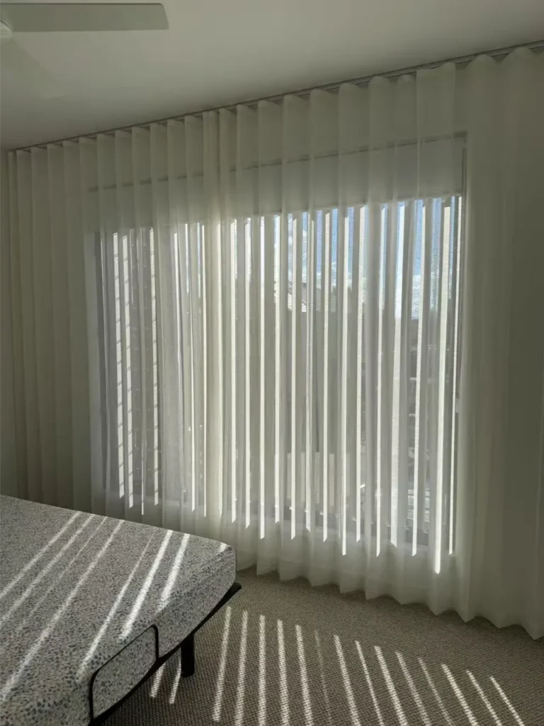 sheer with blinds