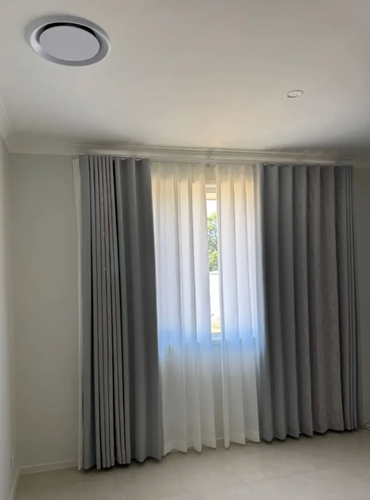 curtain with sheer